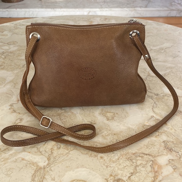 Roots Handbags - Roots Leather Edie Bag Tribe Crossbody